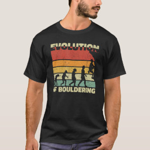 Evolutie van Bouldering Bouldering Rock cliber Hi T-shirt
