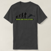 Evolutie van Bowling T T-shirt (Design voorkant)