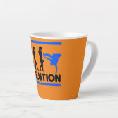 Evolutie van breukdansontwerp-breukbestendigheid latte mok (Rechterhoek)