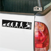 Evolutie van Bumpersticker met kooksing van Man (Op Truck)