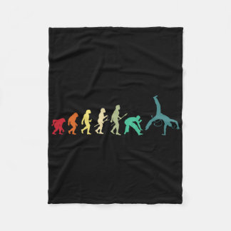 Evolutie van Capoeira - Braziliaanse Vechtkunst Ki Fleece Deken