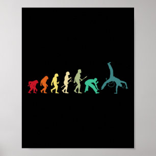 Evolutie van Capoeira - Braziliaanse Vechtkunst Ki Poster