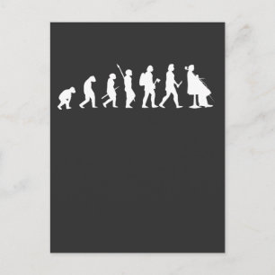 Evolutie van Cellist Funny Cello Lover Gift Briefkaart