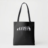 Evolutie van Cellist Funny Cello Lover Gift Tote Bag (Voorkant)