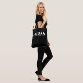 Evolutie van Cellist Funny Cello Lover Gift Tote Bag (Op model)
