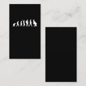 Evolutie van Cellist Funny Cello Lover Gift Visitekaartje (Voorkant / Achterkant)