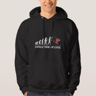 Evolutie van Cool Grappig Skidesign Hoodie