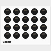Evolutie van Cornhole Speler Bean Bag Toss Ronde Sticker (Vel)