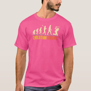 Evolutie van cricketbanden voor cricketspelers of  t-shirt