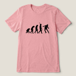 Evolutie van Dans  – Iconische Silhouet van een Pe Tri-Blend Shirt
