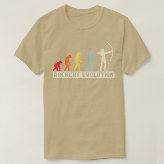 Evolutie van de  Archery Lovers Retro T-shirt (Design voorkant)