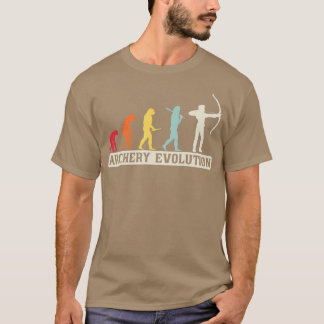 Evolutie van de  Archery Lovers Retro T-shirt