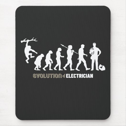Evolutie van de elektricien muismat (Voorkant)