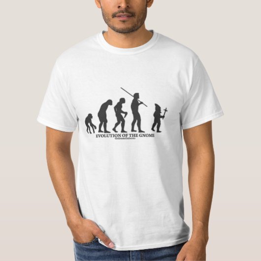 Evolutie van de gnoom t-shirt (Voorkant)