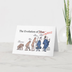 Evolutie van de Greetings Card van advocaten Kaart