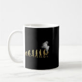 Evolutie van de grilmeester - grilling-cadeautjes koffiemok (Links)