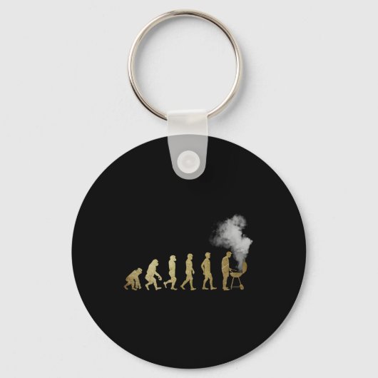 Evolutie van de grilmeester - grilling-cadeautjes sleutelhanger (Voorkant)