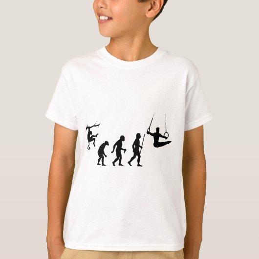 Evolutie van de gymnastiek t-shirt (Voorkant)