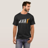 Evolutie van de jachtvalk t-shirt (Voorkant volledig)