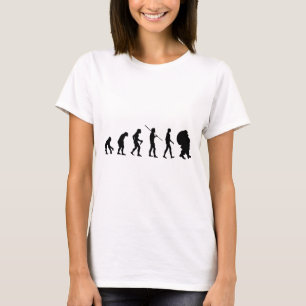 Evolutie van de kerstman t-shirt