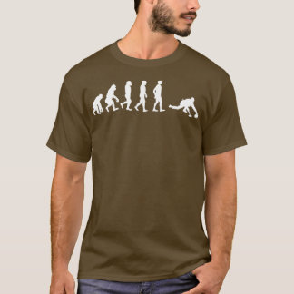 Evolutie van de kromming t-shirt