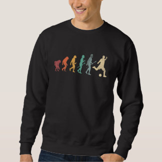 Evolutie van de Man Voetbal Retro Trui