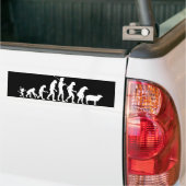 Evolutie van de Massa-Bumpersticker Bumpersticker (Op Truck)