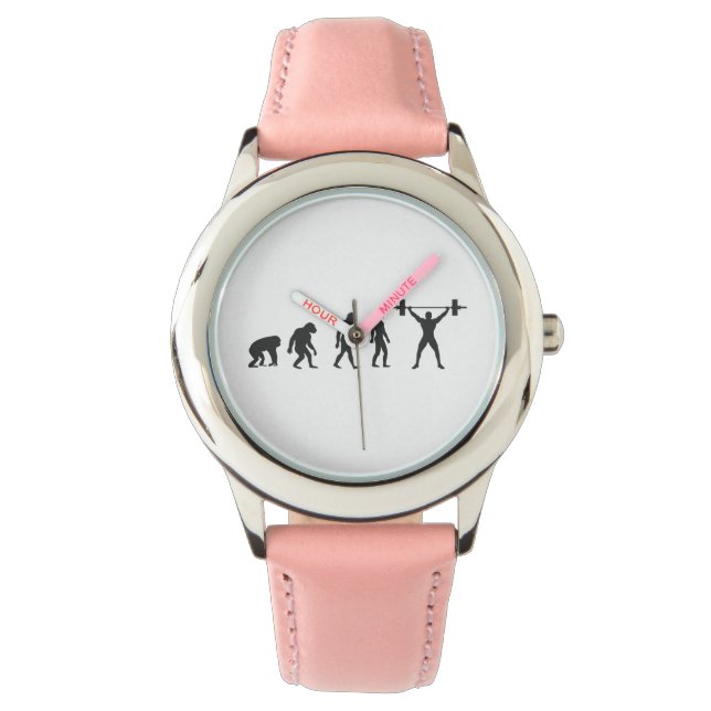 Evolutie van de mens horloge (Voorkant)