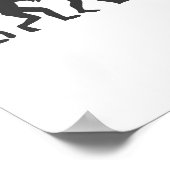 Evolutie van de mens Laptop Poster (Hoek)
