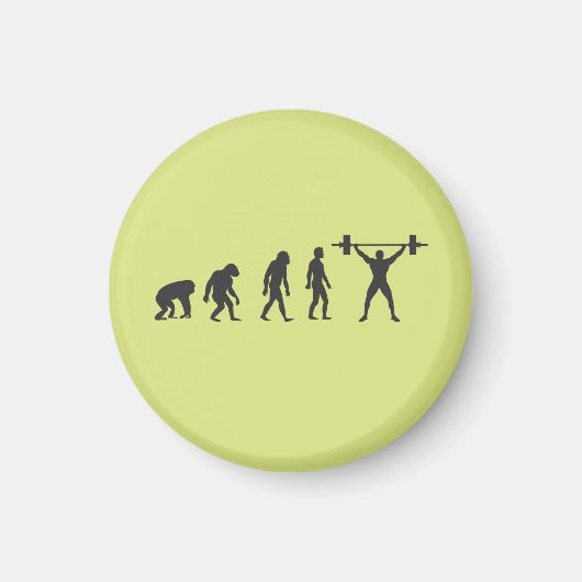Evolutie van de mens magneet (Voorkant)