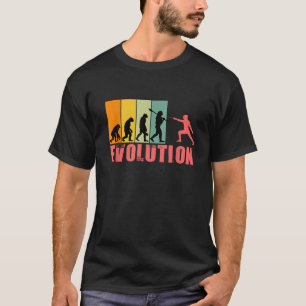 Evolutie van de Mens Retro Schermen Evolutie Scher T-shirt