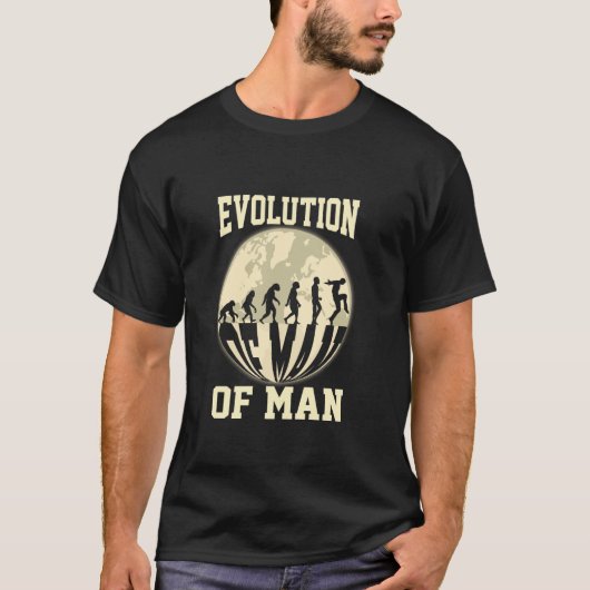 Evolutie van de Mens T-shirt (Voorkant)