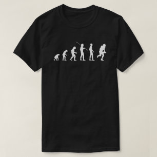 Evolutie van de mensheid ・ Funny American Football T-shirt
