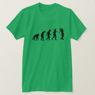  evolutie van de mensheid Funny Golf T-shirt