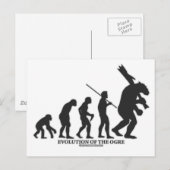 Evolutie van de Ogre Briefkaart (Voorkant / Achterkant)