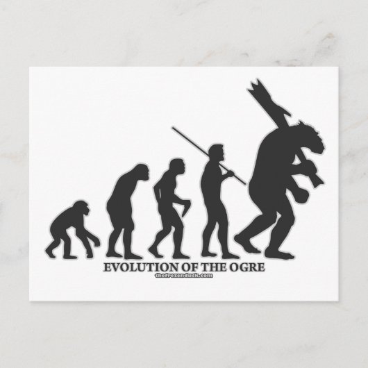 Evolutie van de Ogre Briefkaart (Voorkant)