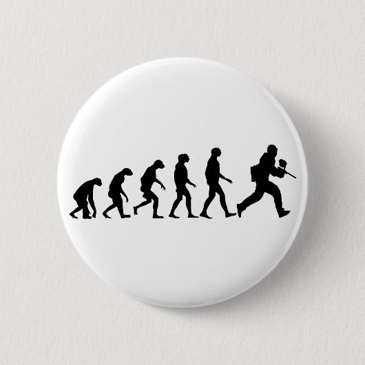 Evolutie van de Paintball Ronde Button 5,7 Cm (Voorkant)