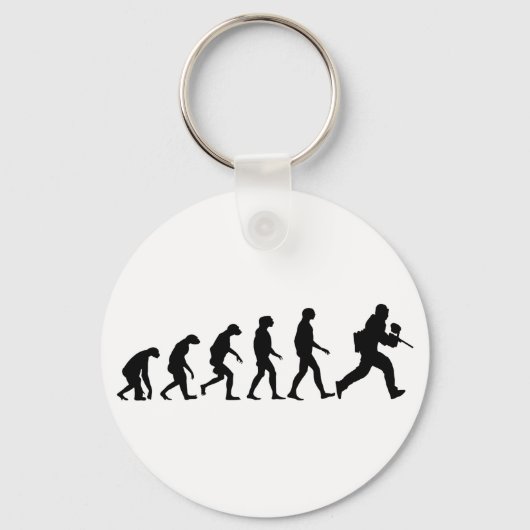 Evolutie van de Paintball Sleutelhanger (Voorkant)