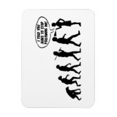 Evolutie van de pepperspuit voor vrouwen - grappig magneet (Verticaal)