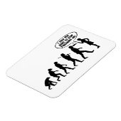 Evolutie van de pepperspuit voor vrouwen - grappig magneet (Linkerzijde)