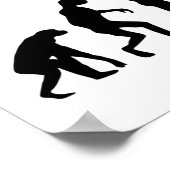 Evolutie van de pepperspuit voor vrouwen - grappig poster (Hoek)