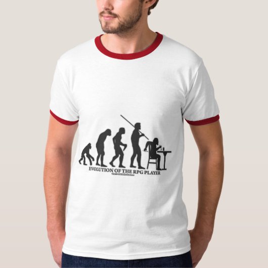Evolutie van de RPG-speler T-shirt (Voorkant)