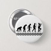 Evolutie van de Ska Badge Ronde Button 5,7 Cm (Voorkant /achterkant)