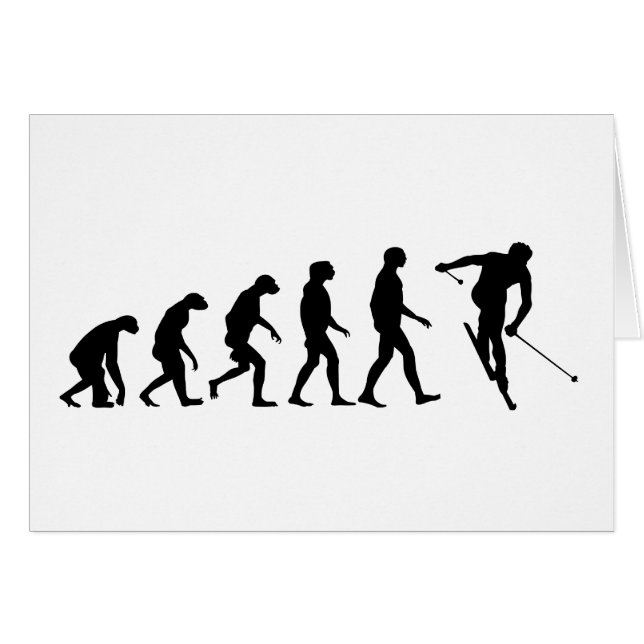 Evolutie van de Ski (Voorkant Horizontaal)