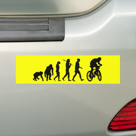 Evolutie van de sticker van de motorfietsen in de  (Op auto)