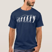 Evolutie van de trumpetspeler verkiesbare muzikant t-shirt (Voorkant)