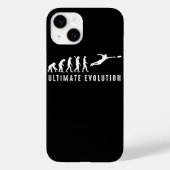  Evolutie van de Ultimate Frisbee Sport Case-Mate iPhone Case (Achterkant)