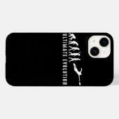  Evolutie van de Ultimate Frisbee Sport Case-Mate iPhone Case (Achterkant (horizontaal))