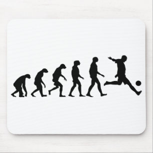 Evolutie van de Voetbal Muismat