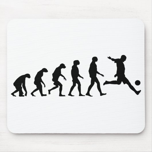 Evolutie van de Voetbal Muismat (Voorkant)